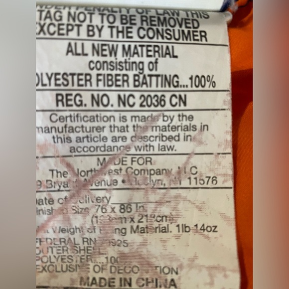 NBA New York Knicks Comforter Blanket 76” x 86” Playoffs Home Decor NY Knicks - Picture 7 of 10